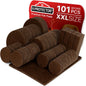 101 PCS Big Sizes Brown