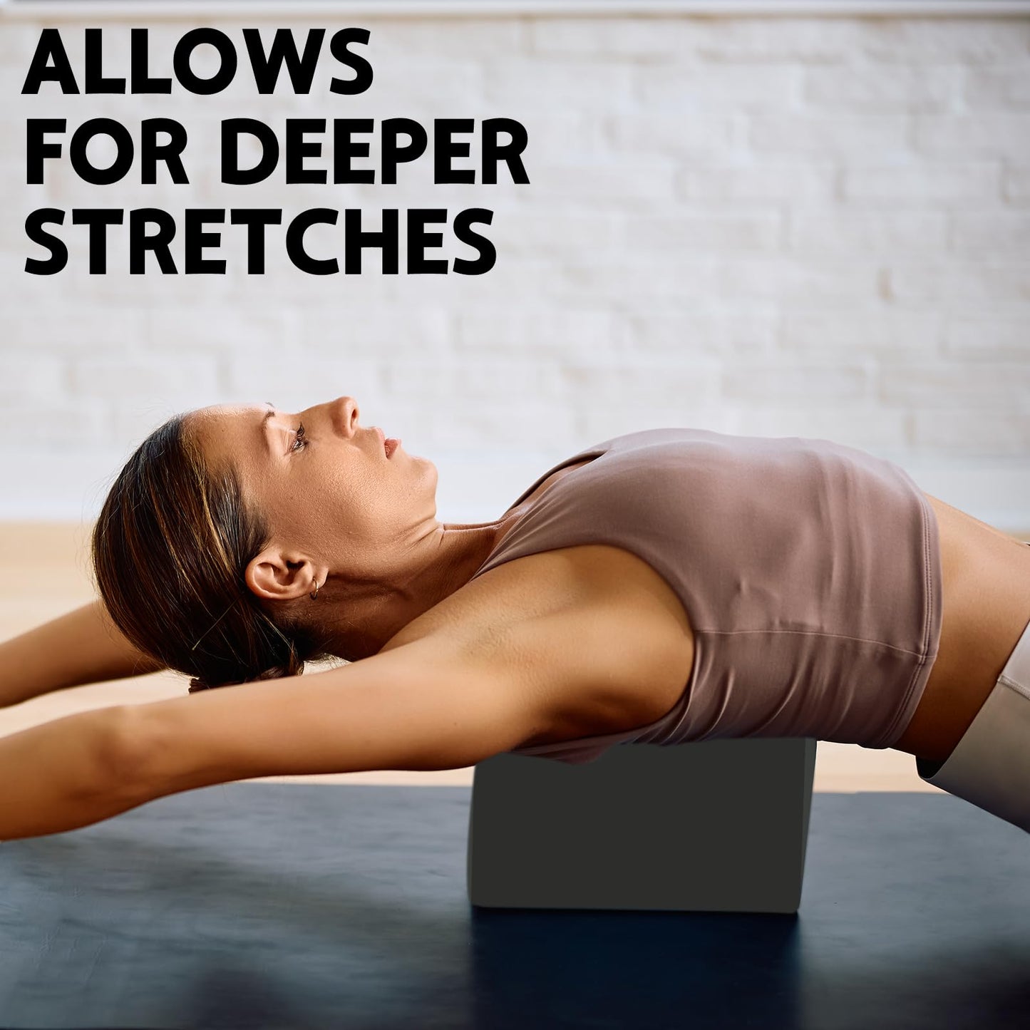 MBKHFLL (Lila-2er-Pack) Yoga-Block – Stützender latexfreier EVA-Schaumstoff – Weiche, rutschfeste Oberfläche mit abgeschrägten Kanten für Yoga, Pilates, Meditation – Yoga-Zubehör für Stabilität, Gleichgewicht, Vertiefung von Dehnungen