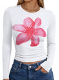 Trendy Queen Womens Long Sleeve T Shirts Fall Fashion Basic Y2K Tops 2026