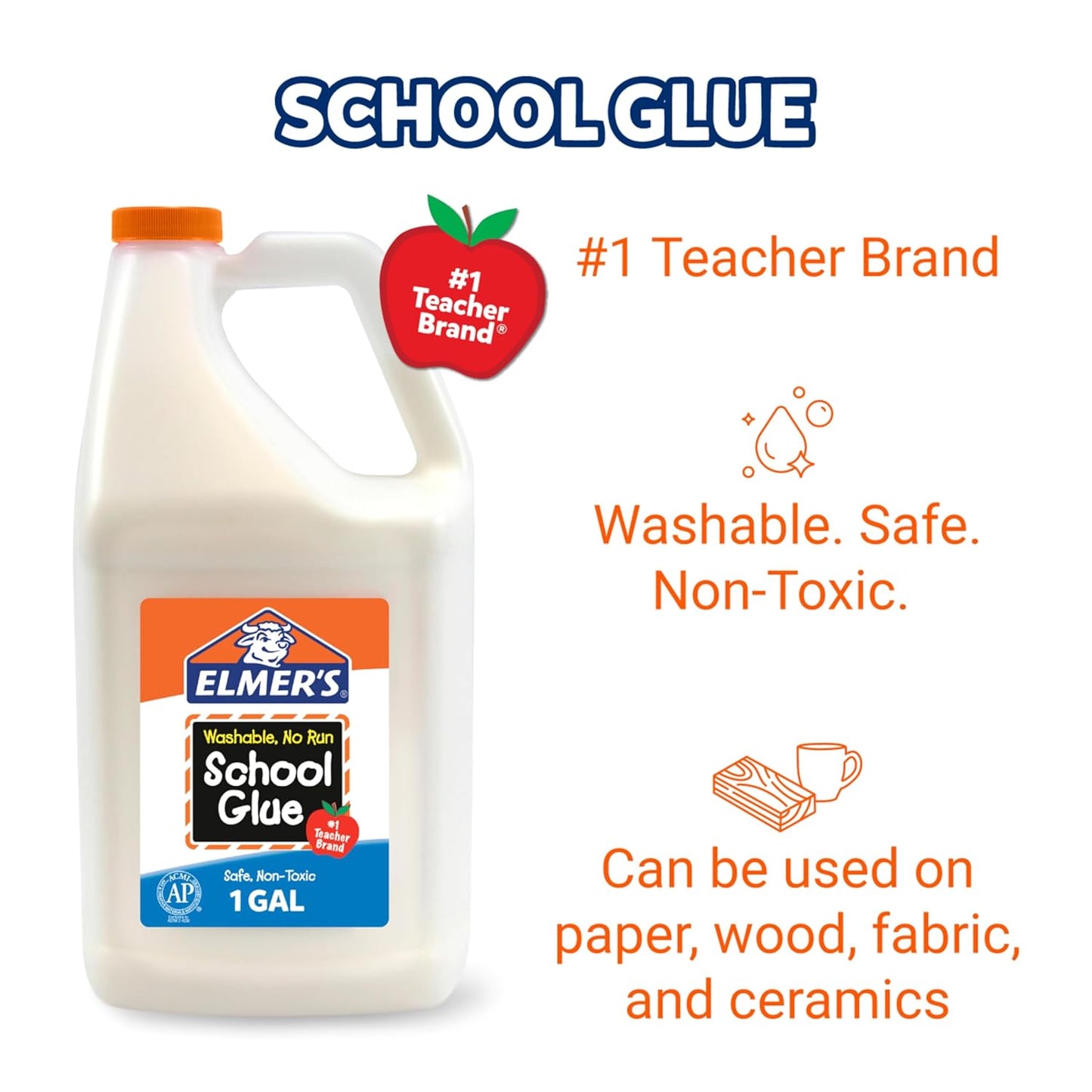 Elmer's White Liquid School Glue: A Classroom Staple for Creative Projects