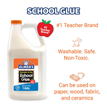 Elmer's White Liquid School Glue: A Classroom Staple for Creative Projects