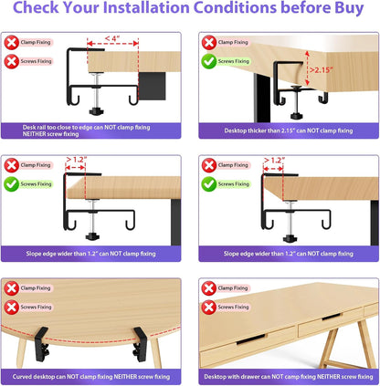 Univivi No Drill Under Desk Cable Management Tray: A Game-Changer for a Clutter-Free Workspace