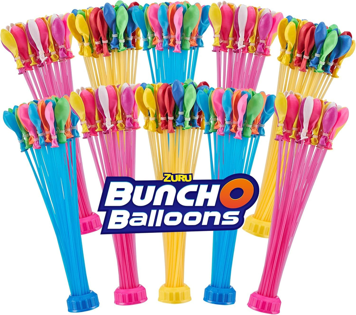 Original Bunch O Balloons Tropical Party 330+ Rapid-Filling Self-Sealing Water Balloons (Amazon Exclusive 10 count, pack of 1) by ZURU Water Balloon for the Whole Family, Kids, Teens and Adults