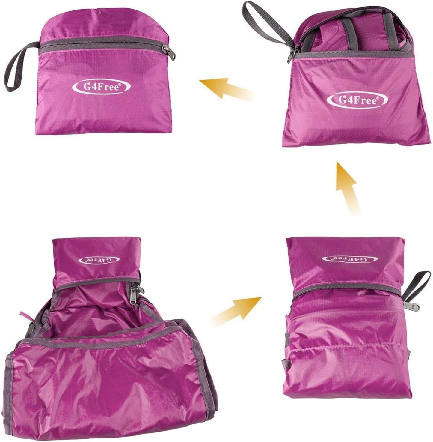 G4Free 20L Lightweight Packable Backpack Foldable Travel Hiking Daypack for Men and Women