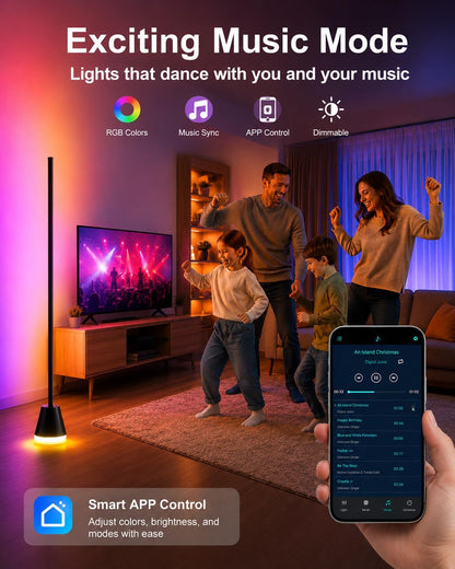 Keepsmile Smart RGB LED Corner Floor Lamp Review: Ambiance Redefined