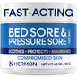 Hermon Bed Sore & Pressure Sore Fast Healing Cream – Skin Care Cream for Compromised Skin, Helps Support Healing of Bed Sores, Pressure Sores, Chafing, Minor Burns & Sunburn