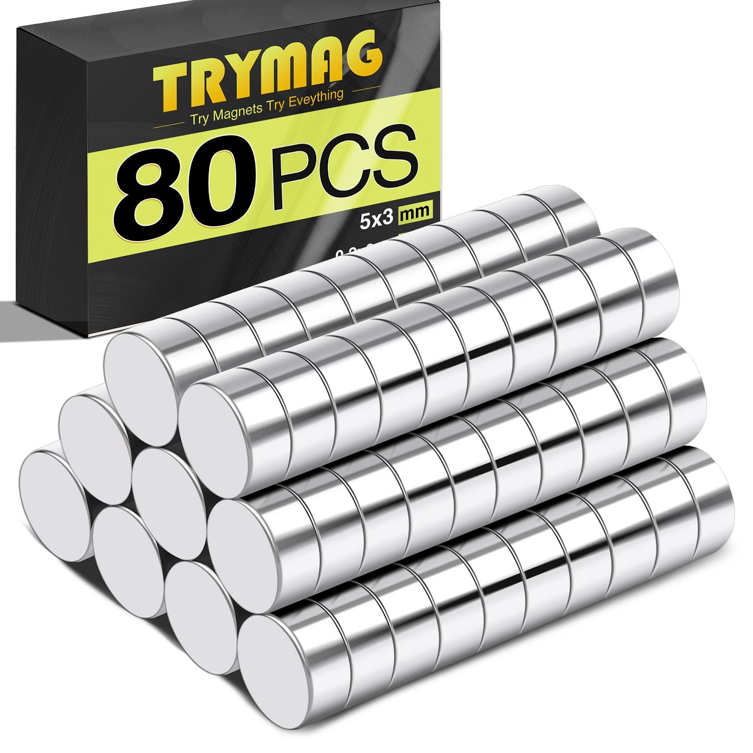5x3mm 80Pcs-Silver80