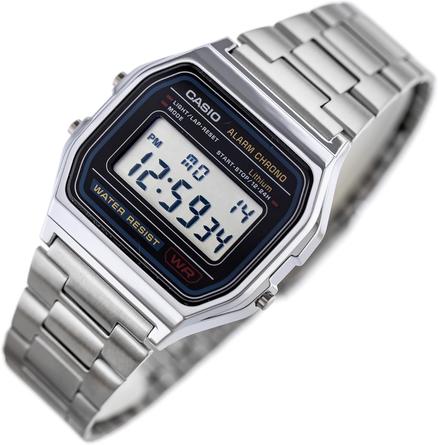Casio Men's A158W-1 Classic Watch Black