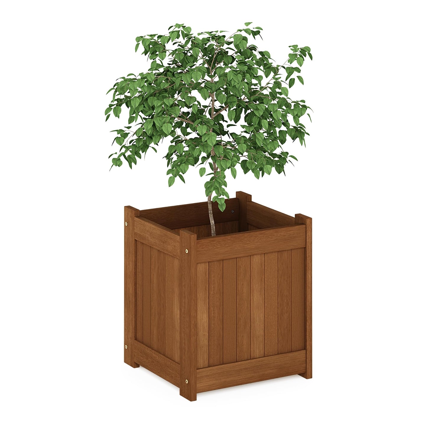 Furinno FG17478 Tioman Outdoor Patio Furniture Hardwood Potting Bench, Natural