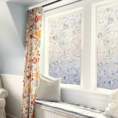 LEMON CLOUD Window Film: A Stunning 3D Stained Glass Solution