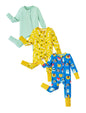 PATPAT Baby Footies Boys Girls - Bamboo Viscose - Zipper & Non-Slip Soles Romper Mitten - Footed & Footless Infant Clothes