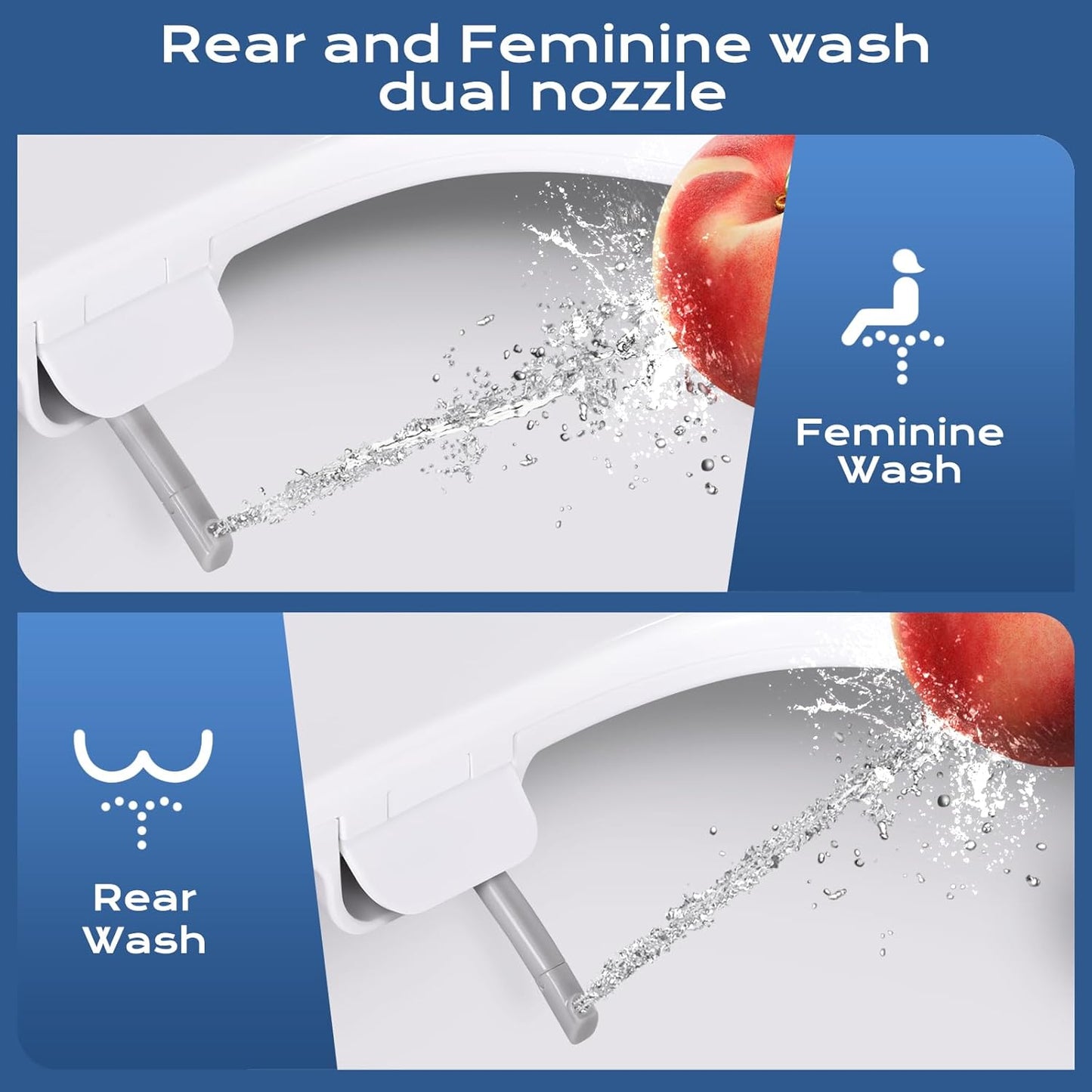 Upgrade Your Bathroom Experience with the Clirass Elongated Bidet Toilet Seat