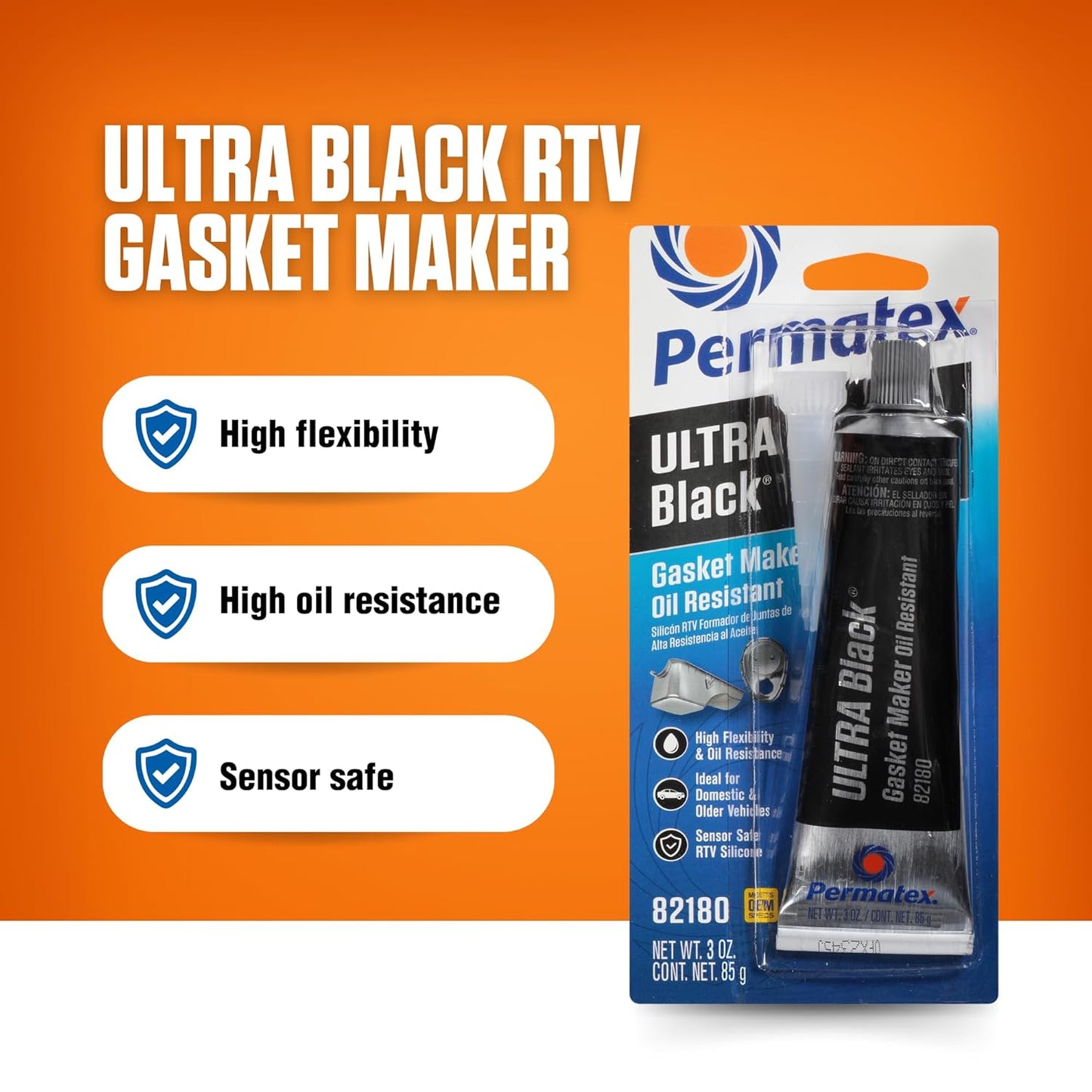 Permatex 82180 Ultra Black Maximum Oil Resistance RTV Silicone Gasket Maker Review