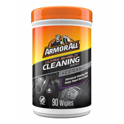 Armor All Car Cleaning Wipes 90-Count - Convenient Car Interior, Dashboard, Leather, Fabric & Vinyl Wipes, Gift for Car Lovers