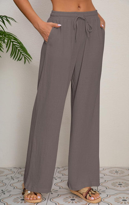 AISEW Women's Cotton Linen Palazzo Pants: The Ultimate Comfort Wear