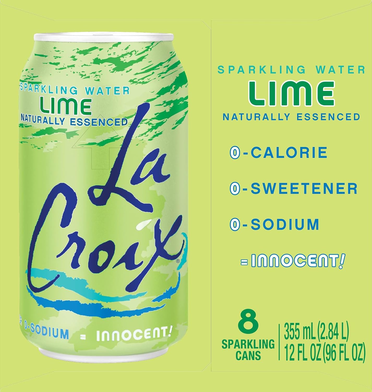 La Croix Sparkling Water, Lime - A Refreshing and Healthy Choice