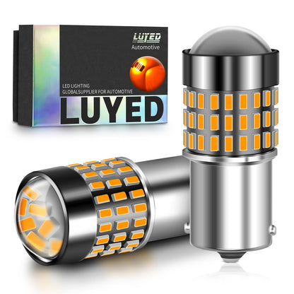 LUYED 3157 LED Bulbs Reverse Light Xenon White 1800 Lumens Super Bright 78 SMD 3056 3156 3057 4157 LED Bulbs,Used for Back Up Reverse Lights,Brake Lights,Tail Lights,Turn Signal Lights,Pack of 2