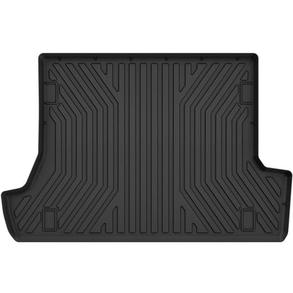OEDRO Floor Mats Fit for Toyota Camry 2011-2007, Custom Fit Front & 2nd Row Floor Liner Set, TPE All Weather Protection Camry Car Mats, Black