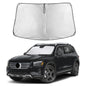 EcoNour Car Windshield Sunshade | Blocks 99% Heat & Keeps Interior Cool | Universal Fits Cars, SUVs, Trucks | Automotive Sun Screen, Visor & Car Accessories for Summer | Medium (64x32 Inches)