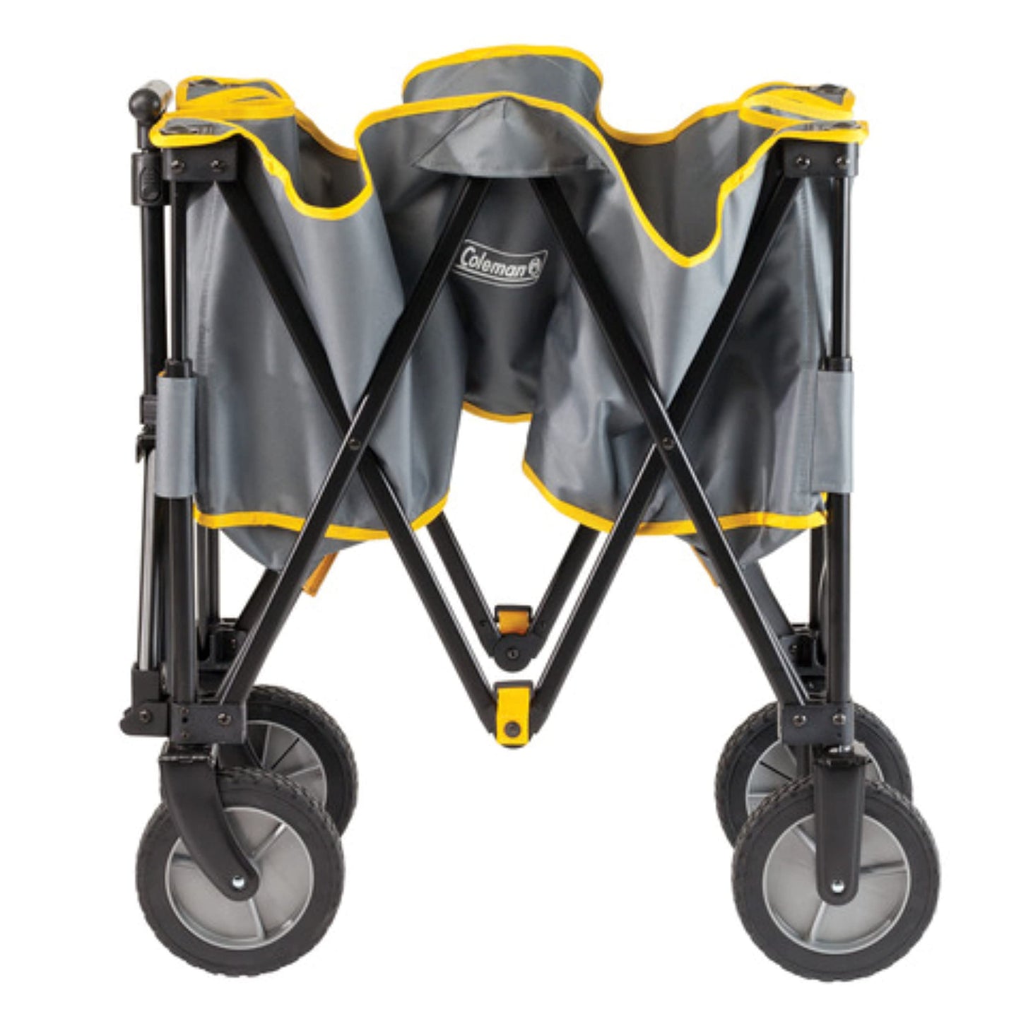 Coleman XL Collapsible Wagon, Heavy‑Duty 400 lb Capacity, Large 50+ Gallon Utility Cart with All‑Terrain Wide‑Base Wheels, One‑Pull Folding Design, Removable Wheels & Ergonomic Handle – Blue