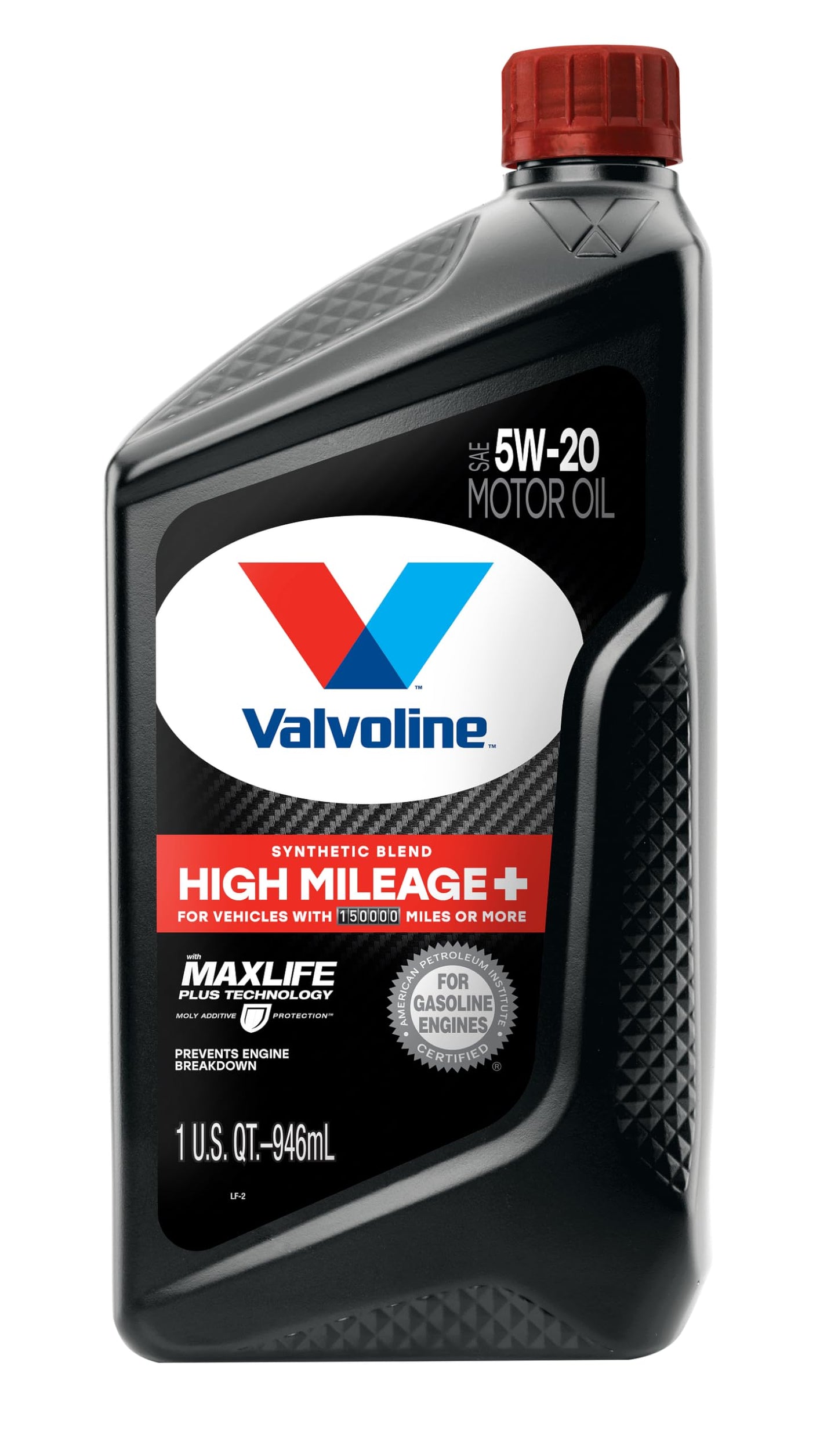 Valvoline MaxLife High Mileage 5W-30 Synthetic Blend Motor Oil 5 Quart