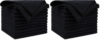 AIDEA Microfiber Cleaning Cloth, 50PK, Microfiber Towels for Cars, Premium Wash Cloths, Dusting Cloth Cleaning Rags, Absorbent Towels for SUVs, House, Kitchen, Window, Cleaning Supplies12×12"