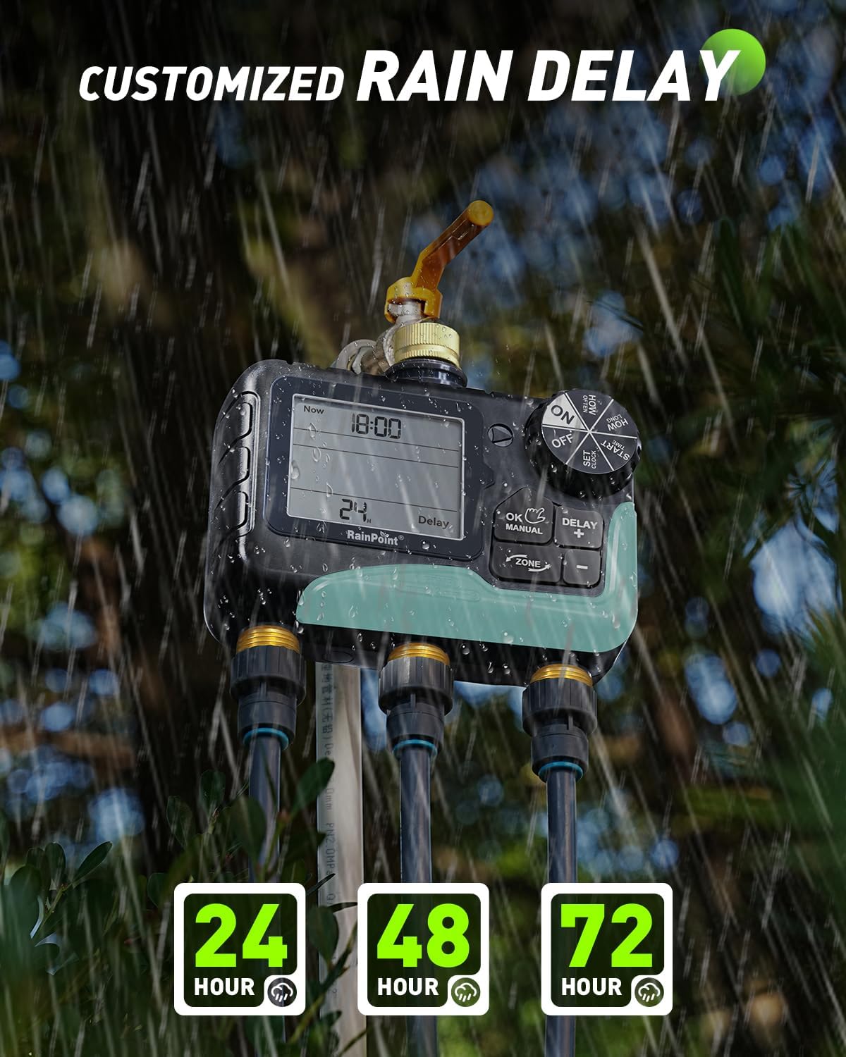 RAINPOINT 3 Zone Water Timer: A Game-Changer for Your Yard