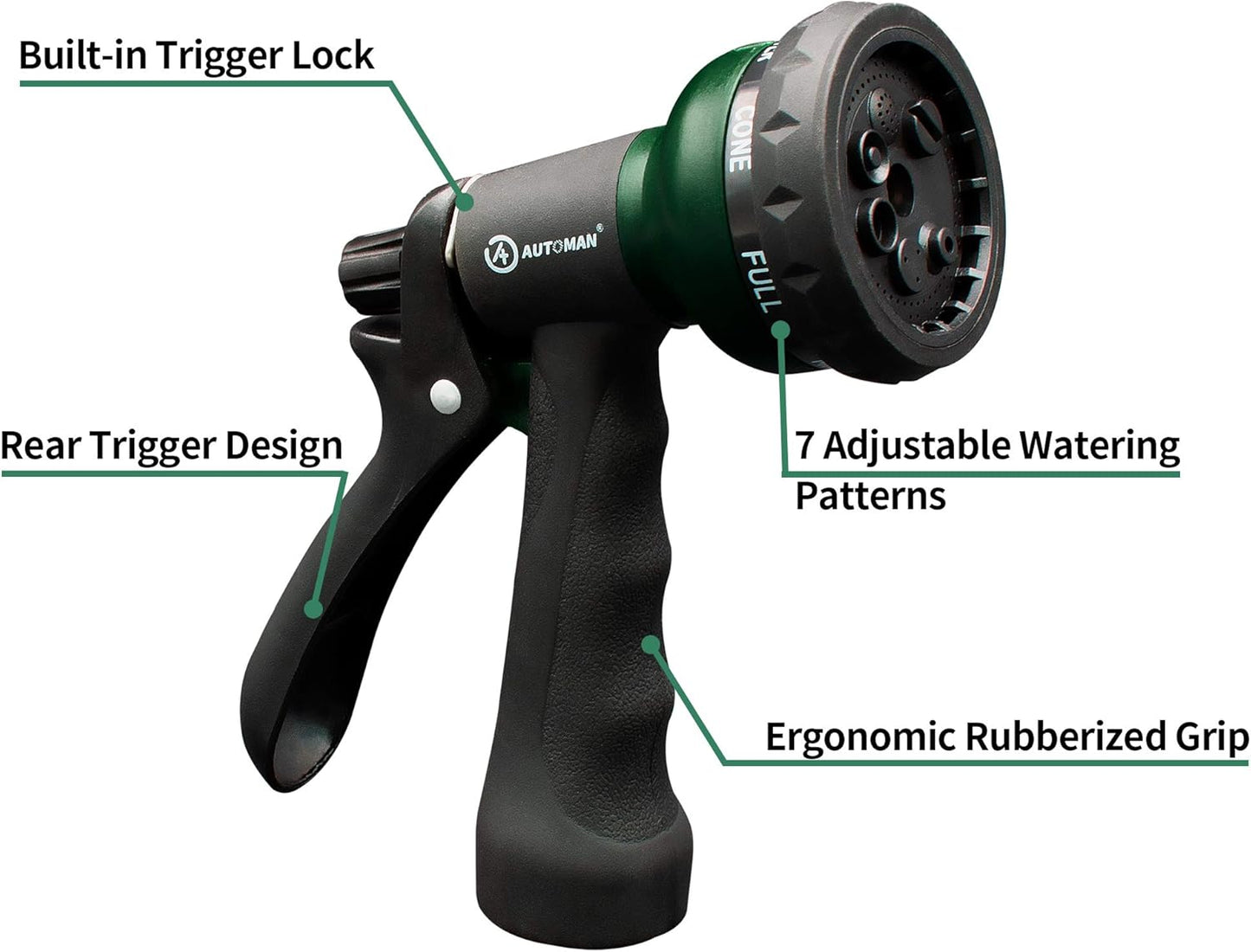 AUTOMAN Garden Hose Nozzle Review: A Versatile and Durable Watering Companion