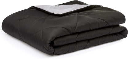 AmazonBasics Light-Weight Microfiber Sheet Set + Reversible Comforter Blanket Review