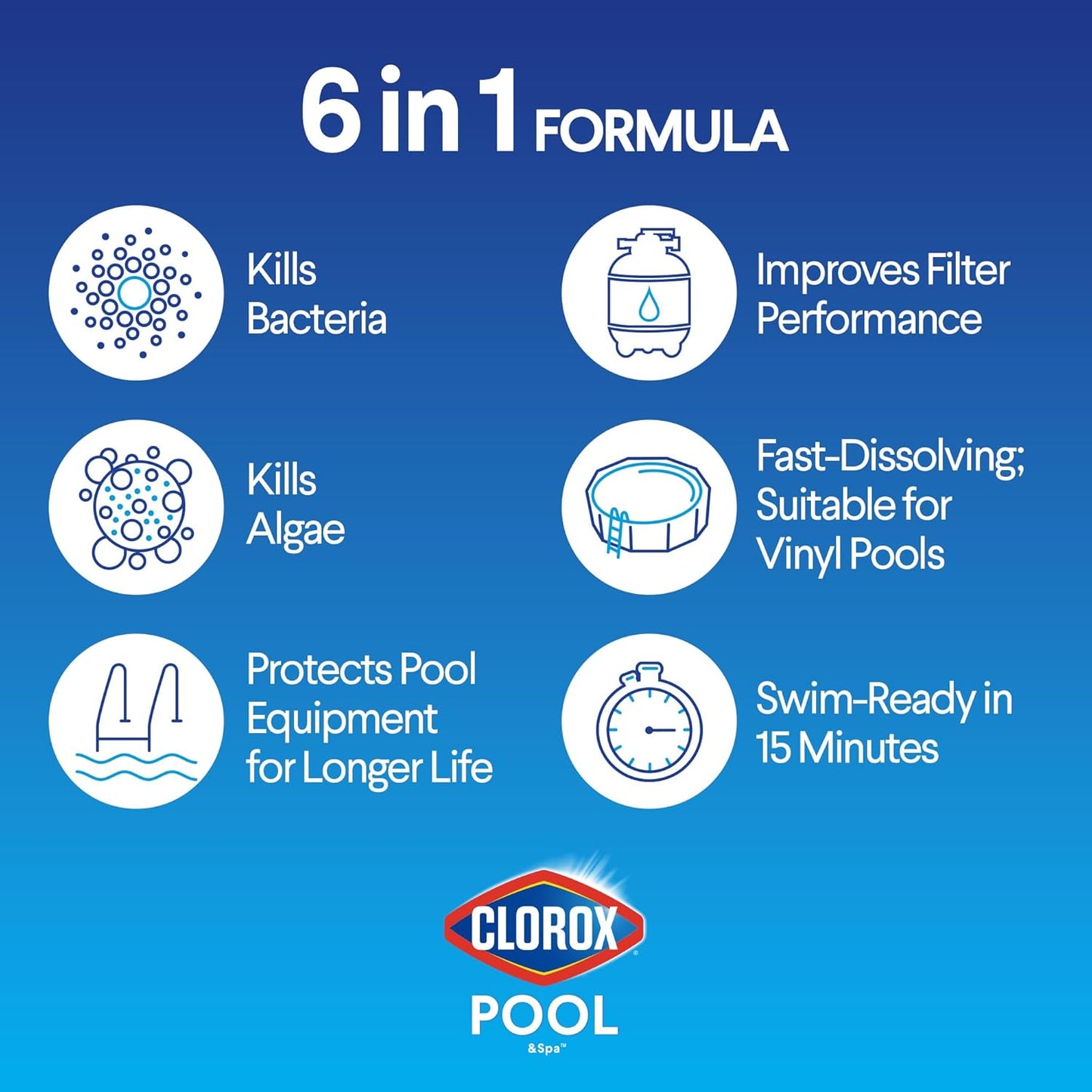 Clorox Pool&Spa Shock XTRABLUE Plus: Crystal-Clear Water in Minutes