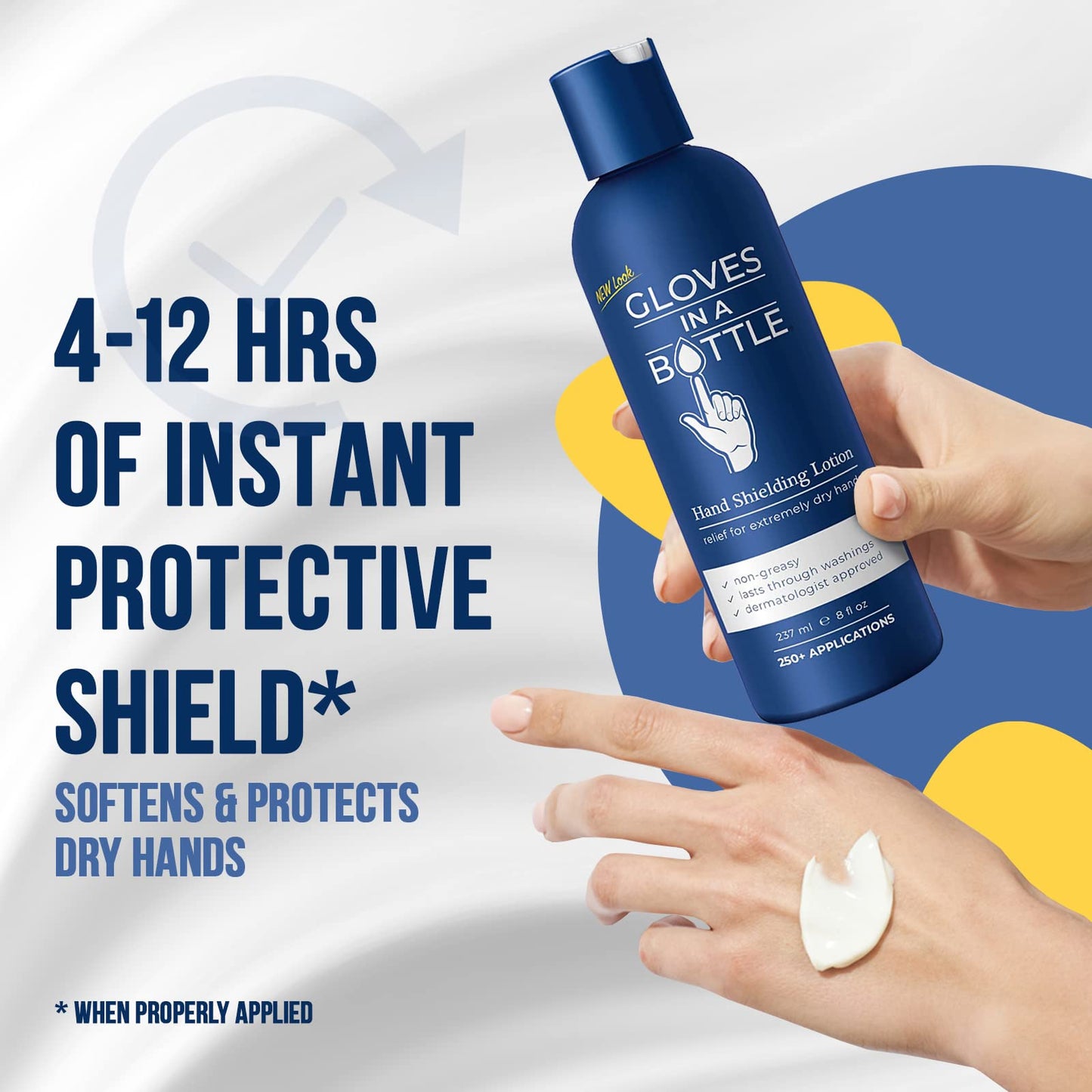 Gloves In A Bottle Shielding Lotion for Dry Itchy Skin, 2 ounce (Pack of 24)
