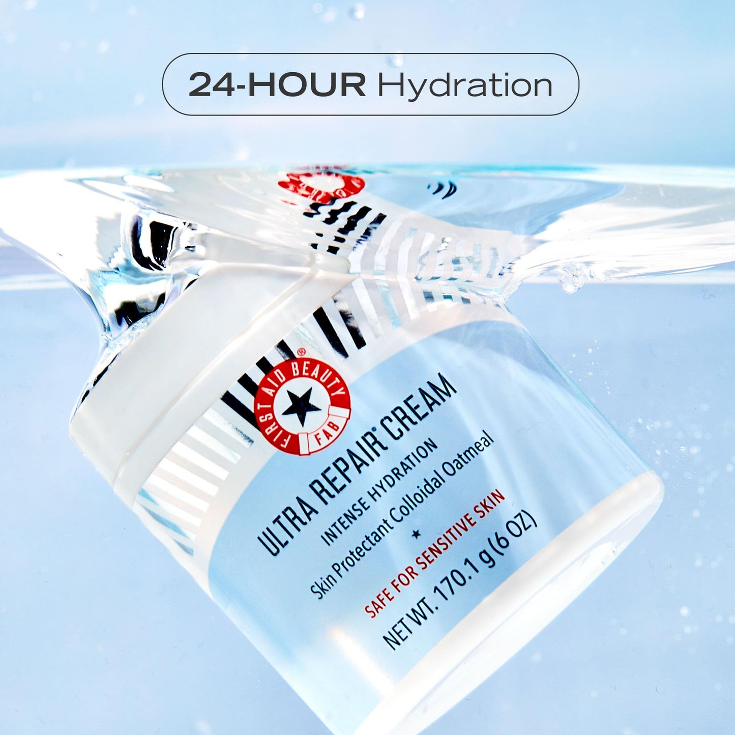 First Aid Beauty Ultra Repair Cream – Eczema Relief & Skin Barrier Repair Moisturizer with Colloidal Oatmeal & Ceramides, for Sensitive Dry Skin, Face & Body, 170.1g
