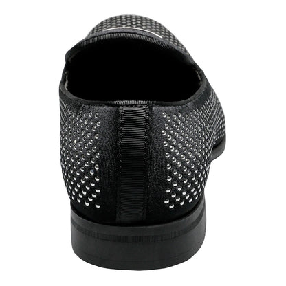 Stacy Adams Men's Swagger Studded Ornament Slip-on Driving Style Loafer