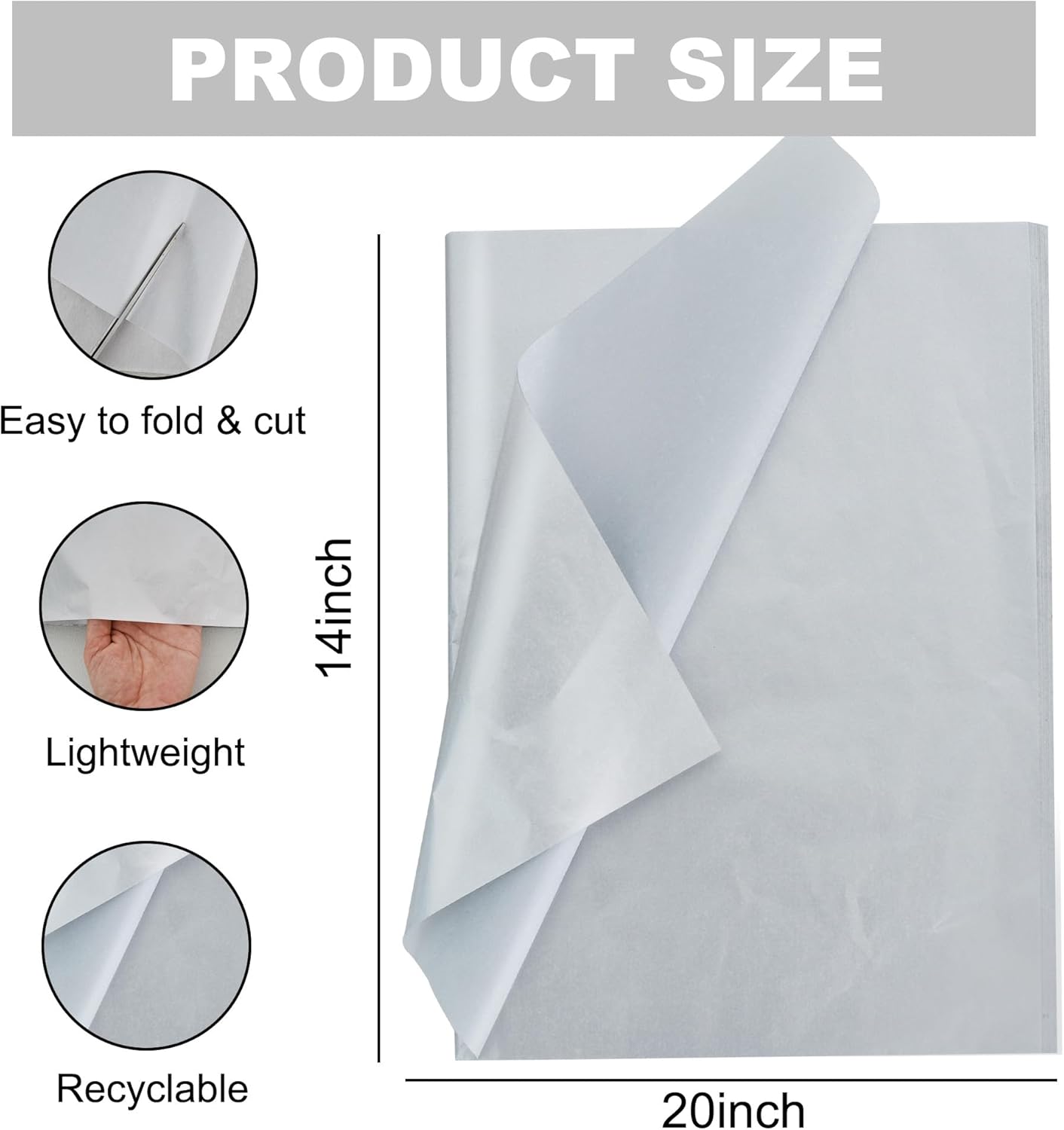 100 Blatt Seidenpapier Salbeigrün 35x50cm Geschenkpapier Seidenpapier Großpackung für DIY-Projekte Geschenktüten Geschenkverpackungen Hochzeiten Valentinstag Ostern Weihnachten und Geburtstagsfeiern Basteln