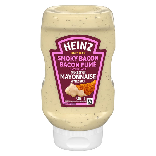 Heinz Smoky Bacon Mayonnaise Sauce, 340ml/11.9 oz
