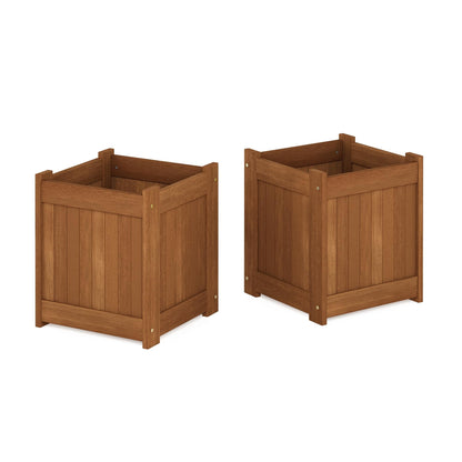 Furinno FG17478 Tioman Outdoor Patio Furniture Hardwood Potting Bench, Natural