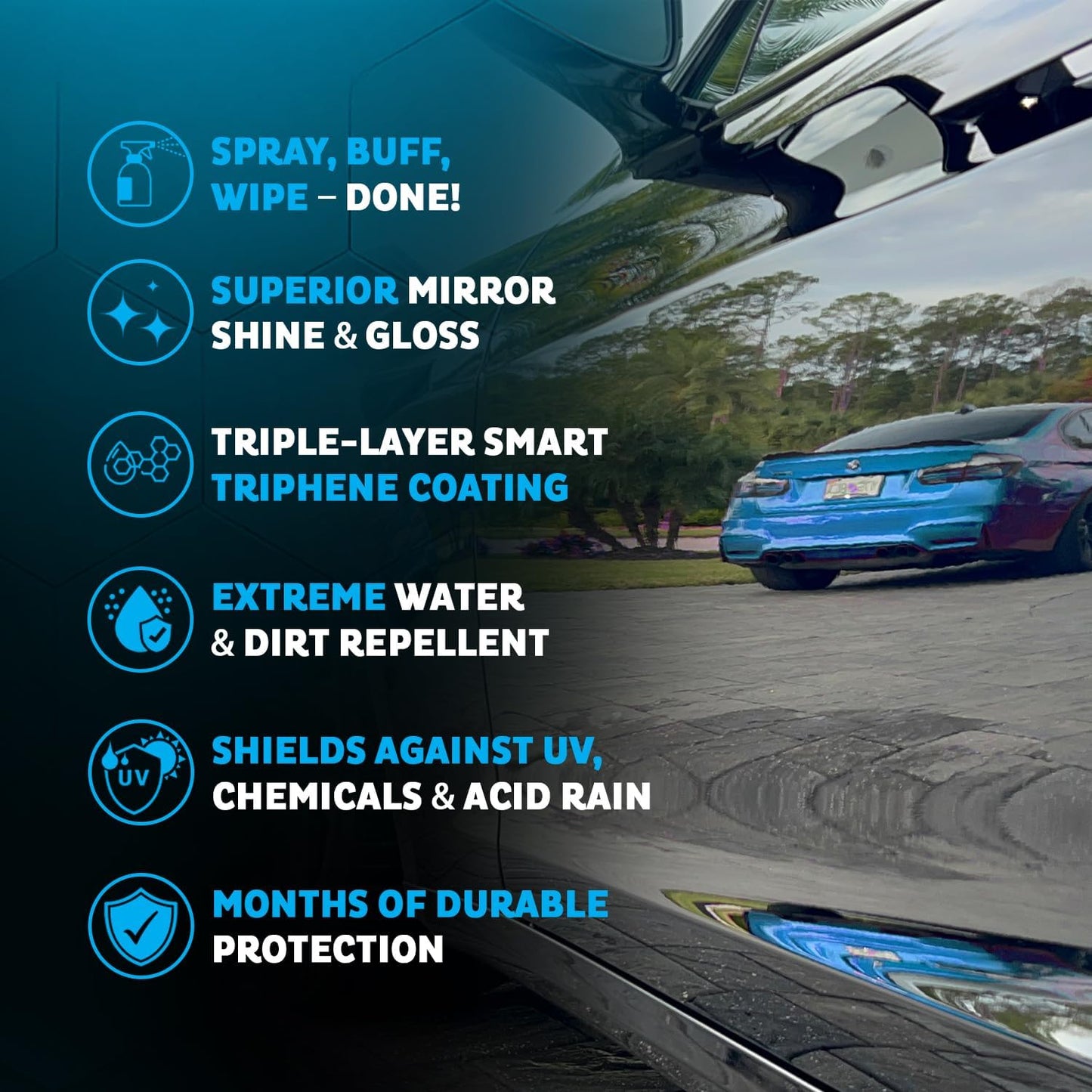 MAXLONE™ 20oz Car Spray with Triphene®: The Ultimate Waterless Car Detailing Solution