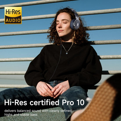 OneOdio Pro-10 Over-Ear Kabelkopfhörer für Schule Studio-Monitor & Mixing DJ Stereo-Headsets, 50mm Neodym-Treiber, Inline-Mikrofon, 3,5mm/6,35mm Klinke für Verstärker Computer Aufnahme Telefon Klavier Gitarre