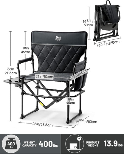 TIMBER RIDGE Heavy Duty Camping Chair: A Game-Changer for Outdoor Enthusiasts