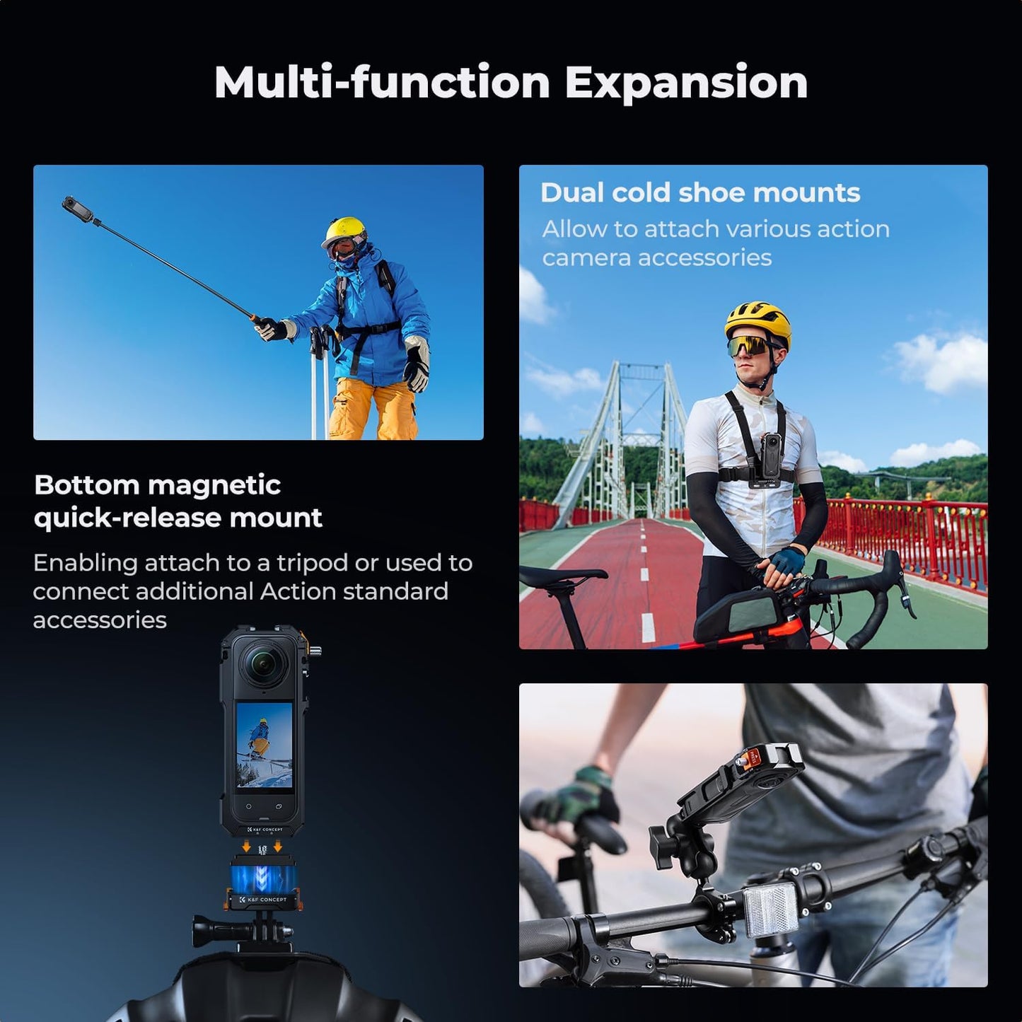 K&F CONCEPT Camera Cage for Insta360 X5: A Game-Changer for Vloggers