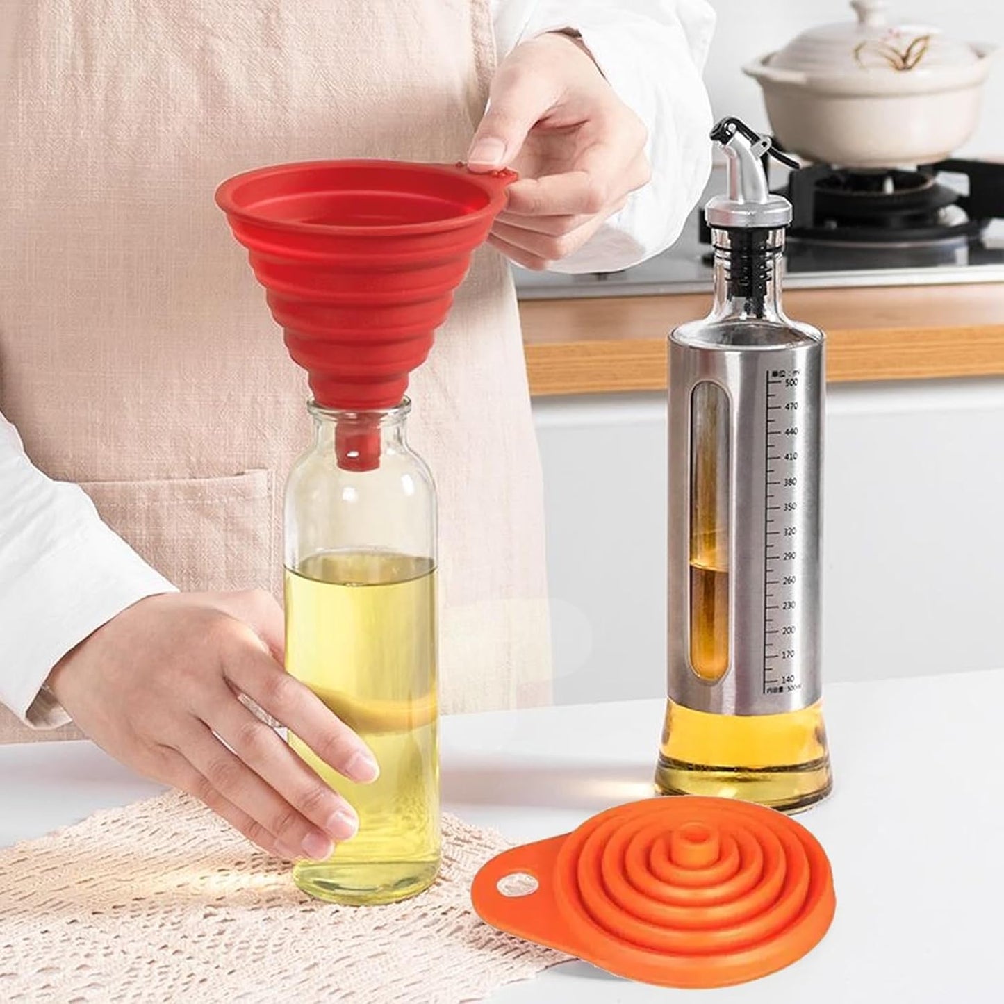 Foldable Silicone Funnel Set: A Game-Changer for Kitchen Tasks