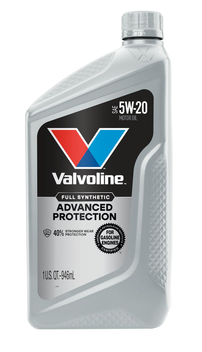 Valvoline Advanced Full Synthetic SAE 0W-20 Motor Oil 5 QT
