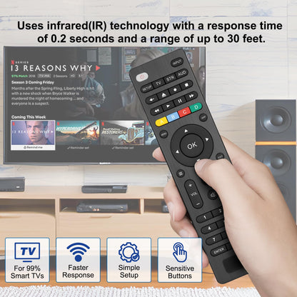 【Pack of 2】 Universal for Samsung-Smart-TV-Remote-Control Replacement for 2016-2026 All Samsung TVs