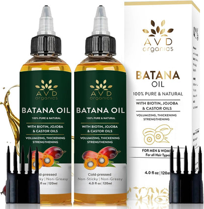 AVD Organics Rosmarinöl für Haarwachstum & Kopfhaut | Mit Biotin angereichert | Haarstärkend, pflegend und voluminös | Mit Jojoba- & Rizinusöl angereichert | GVO-frei 120ml