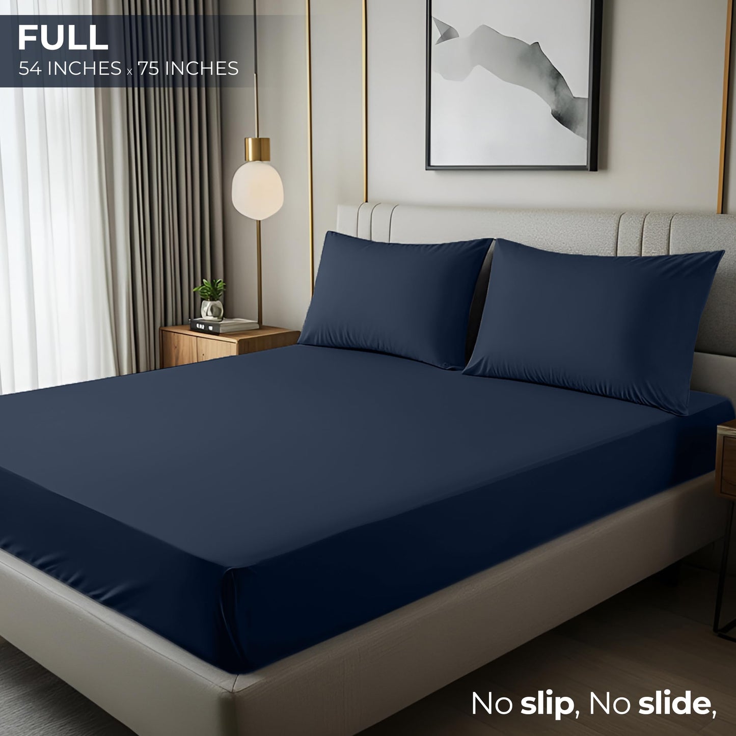 Utopia Bedding Queen Fitted Sheet - Bottom Sheet - Deep Pocket - Soft Microfiber - Shrinkage and Fade Resistant - Easy Care -1 Fitted Sheet Only (Grey)