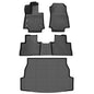 GINOWY-Floor Mats for Toyota 4Runner 1996-2002,1st+2nd Row,TPE All Weather Car Mats Custom Fit Rubber Floor Liners Car Accessories for Toyota 4Runner