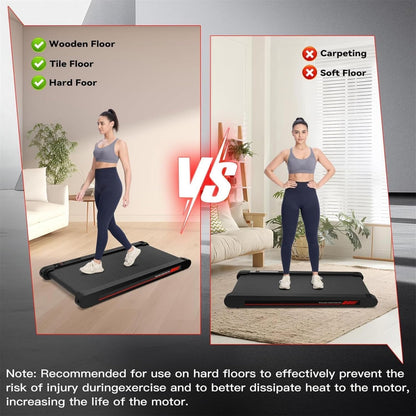 Sperax Walking Vibration Pad, 4 in 1 Treadmill, Walking Treadmill Pad for Home, Treadmills with Remote Control and APP