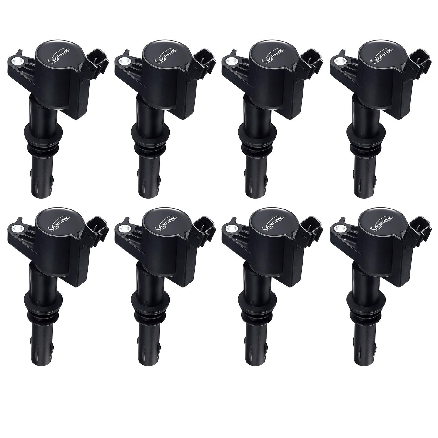 BDFHYK Ignition Coil Pack UF648 and Iridium Spark Plug 97390 Compatible with Jeep Grand Cherokee 2011-2015 Jeep Wrangler Dodge Charger Grand Caravan 2016 Chrysler 200 300 Jeep Coil Pack 3.6L Set of 6
