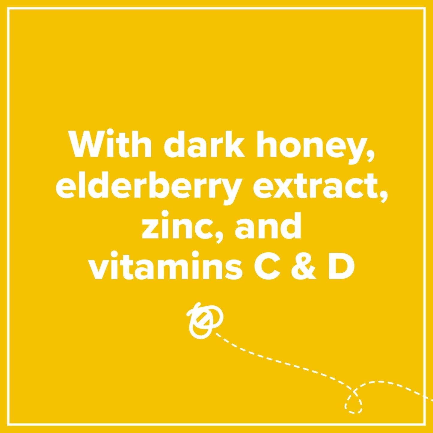 Zarbee's Honey Cough Syrup + Immune for Adults & Children 12+, Cough Syrup with Dark Honey, Real Elderberry, Vitamin C, D & Zinc for Immune Support*, Drug-& Alcohol-Free, Berry, 8 fl. oz (Pack of 2)