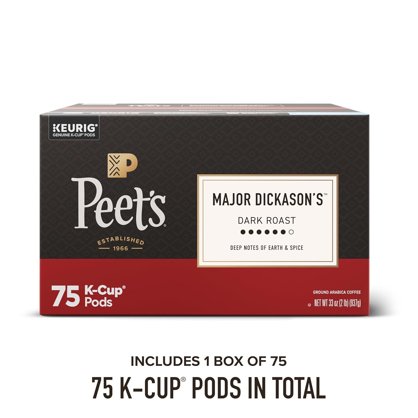 Peet's Coffee Dark Roast Keurig K-Cup Pods: A Rich Coffee Experience